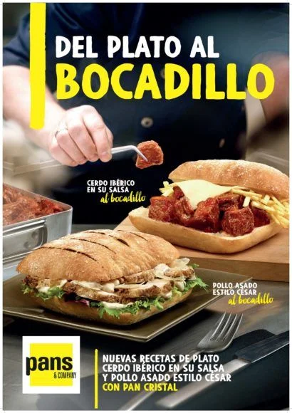 “Del plato al bocadillo”, La nueva apuesta de Pans & Company