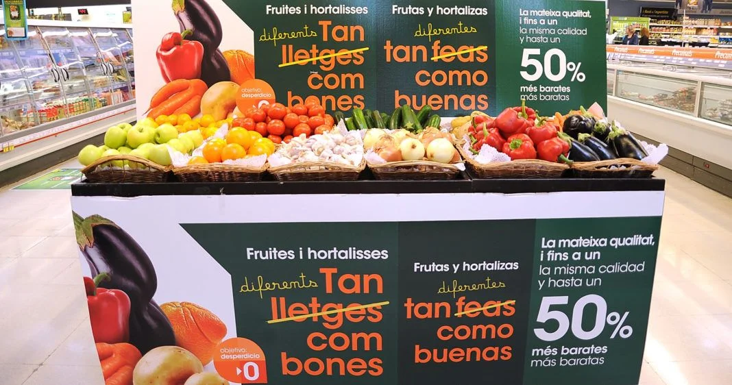 Caprabo promueve el consumo de frutas y verduras feas