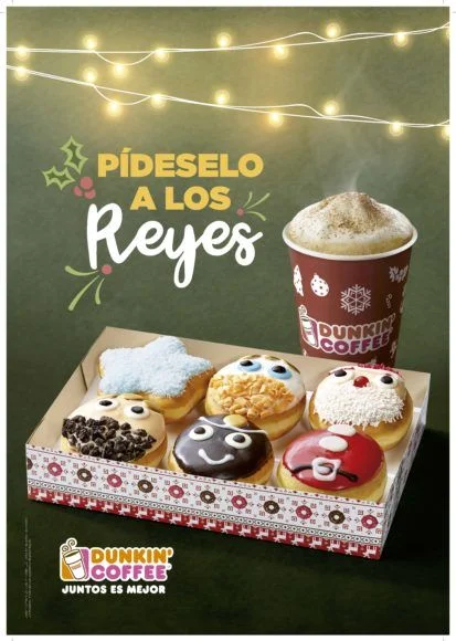 Papá Noel y los Reyes Magos llegan a Dunkin’ Coffee