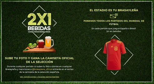 Brasayleña apoya a la Selección Española en Rusia, con una nueva promoción