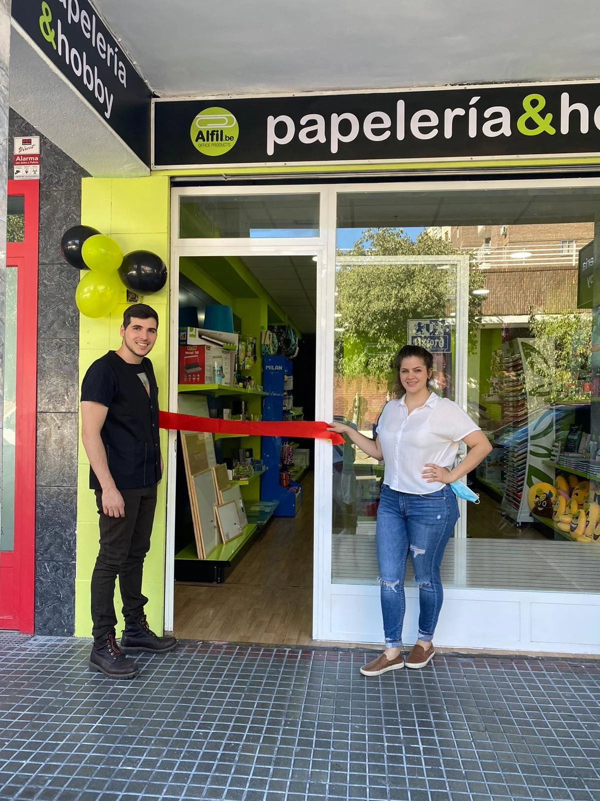 Inauguración Papelería Aluche Madrid