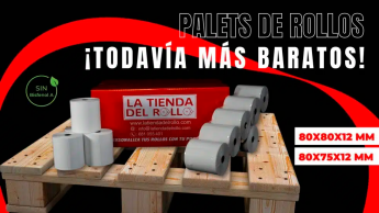 Palets de Rollos ¡Todavía más baratos!